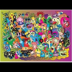 Lovely Monsters 1000 piece puzzle